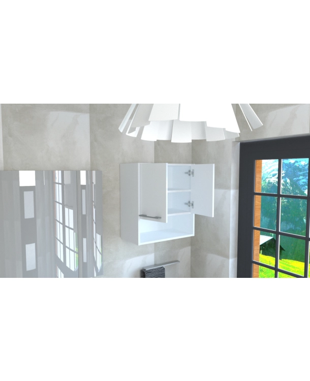 Szafka wisząca ZUZIA 1P 20/56 Biała Połysk